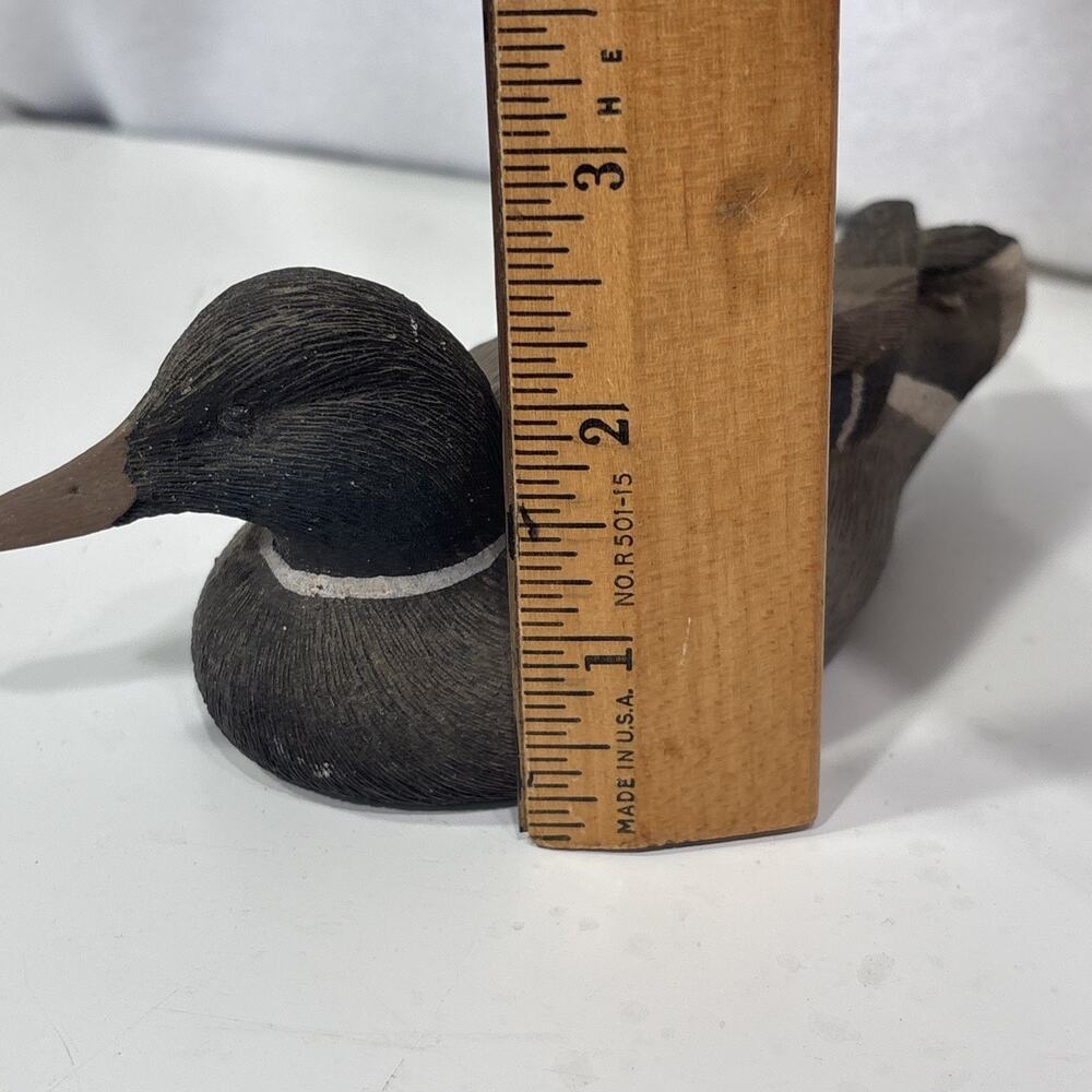 Boyds Masters Series Mallard Drake Duck Figurine Signed Joe Weaver 1987 Resin - Picture 10 of 11